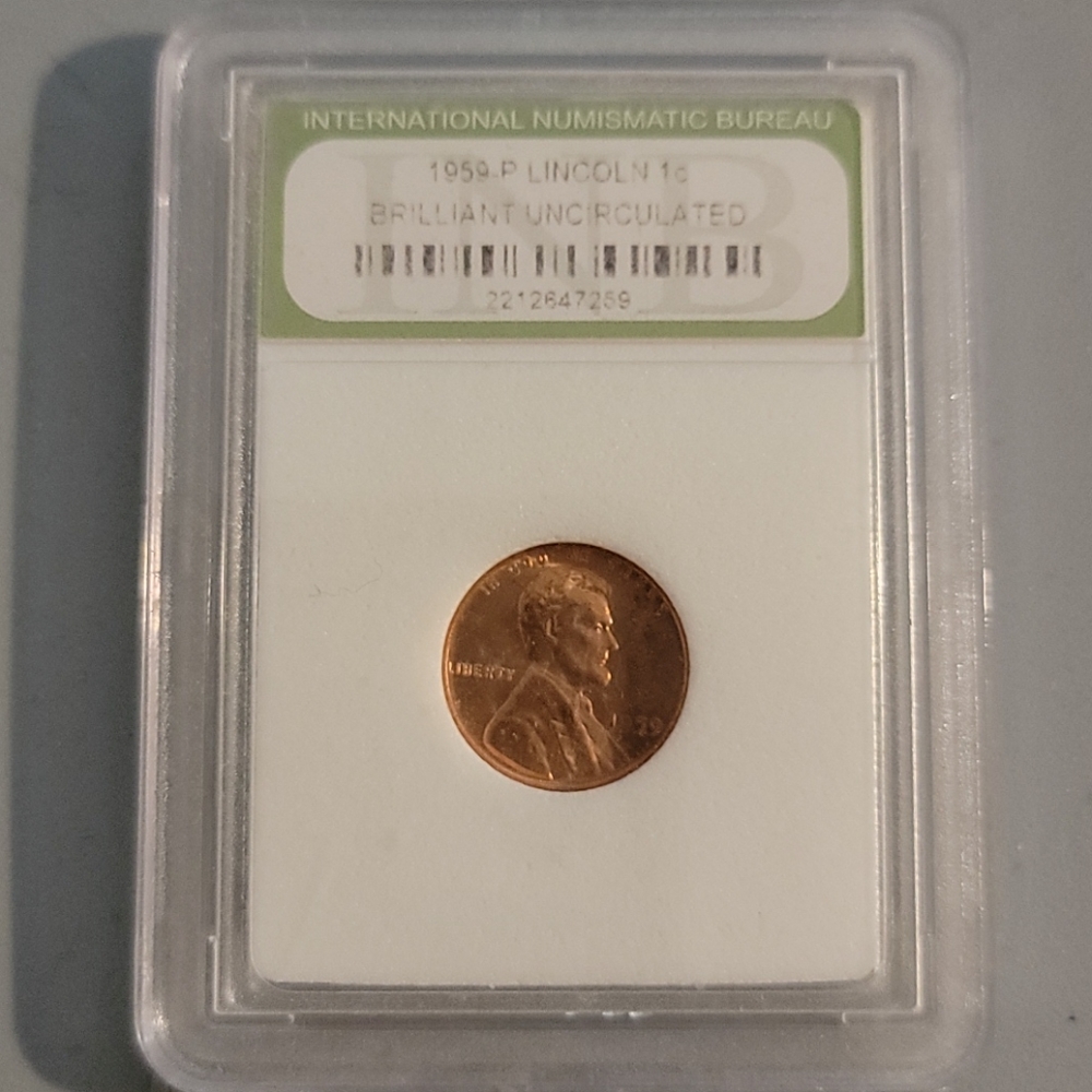 BU 1959-P Lincoln penny